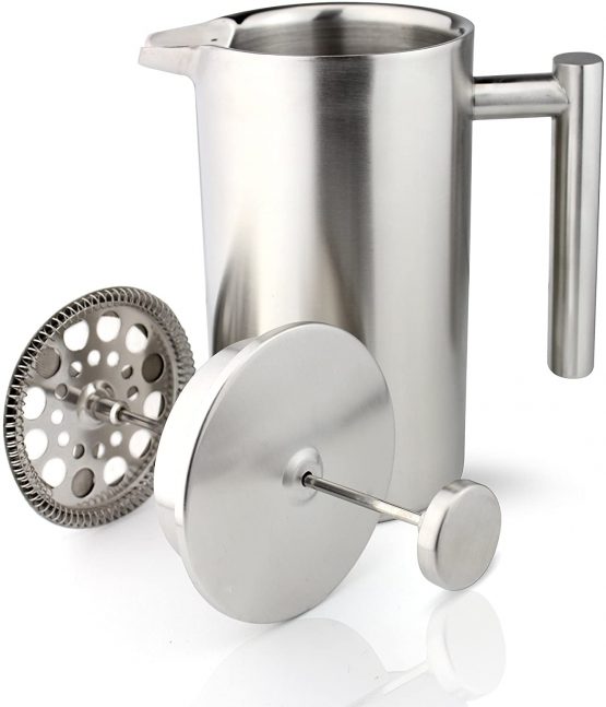Café Olé CFD Cafetière, Stainless Steel, Satin, 3 Cup - Image 2