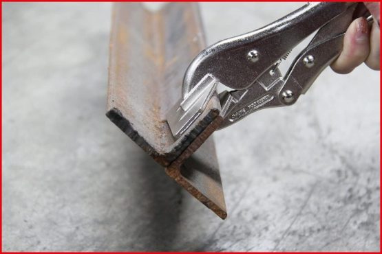 KS Tools 115.1077 Wide and flat jaw locking pliers, 245mm - Image 2