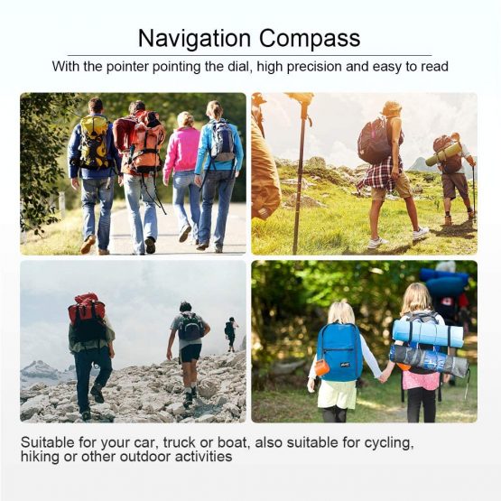 KIMISS Adjustable Dash Mount Compass Navigation Hiking Direction Pointing Guide Ball For Marine Boat Truck Auto Car Outdoor - Image 4