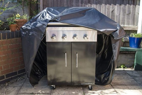 Speedwellstar Extra Large Waterproof BBQ Cover 200 x 139 cm WxH Barbecue Breathable Quality Fitted Protection Dual Hood