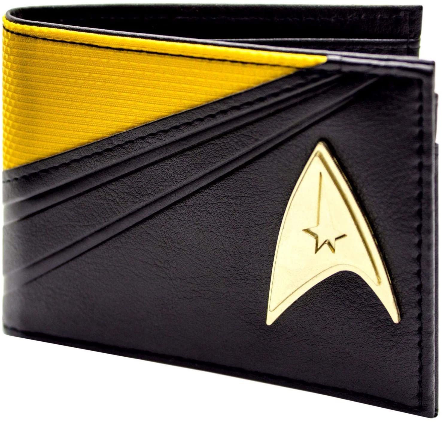 Star Trek Starfleet Command Suit Yellow ID & Card Bi-Fold Wallet - BigaMart