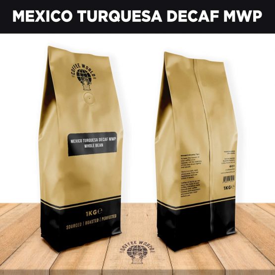 Coffee World | Mexico Decaf Chemical-Free Mountain Water Process Single Origin UK Roasted Coffee - Brewing for Cafés, Businesses, Shops & Home (Coffee Beans 1KG) - Image 2