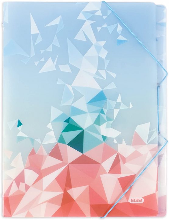 Elba Graphyk Separator File with 8 Dividers Polypropylene A4 Translucent Assorted Colours - Image 2