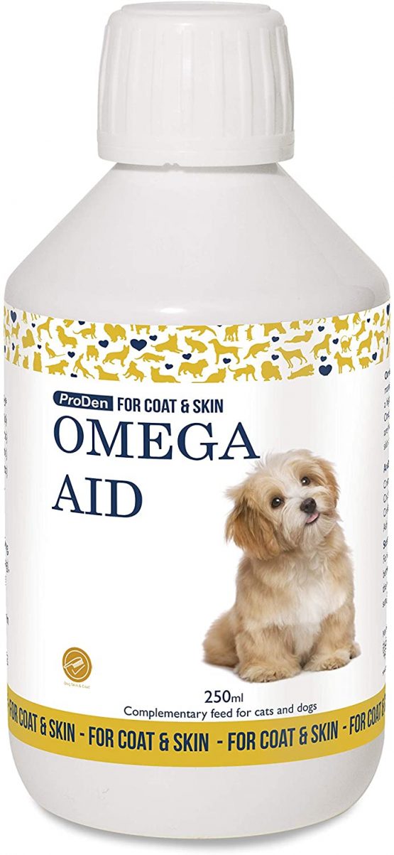 OmegaAid Omega 3 Supplement 250 ml for Dogs and Cats, Skin and Coat Supplement