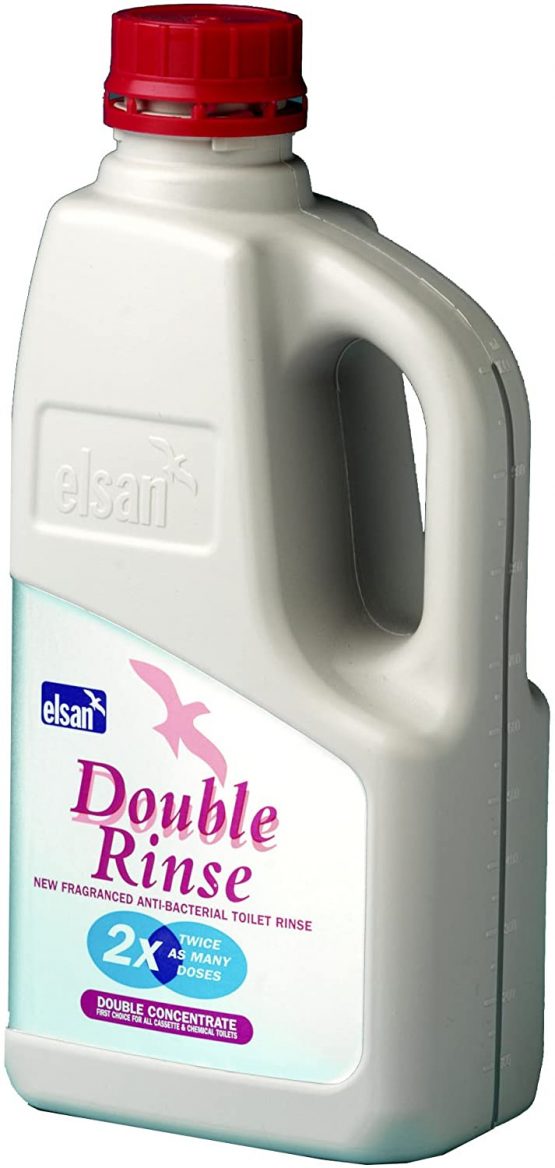 Elsan DRIN01 Double Rinse Toilet Fluid, 1 litres, Pink