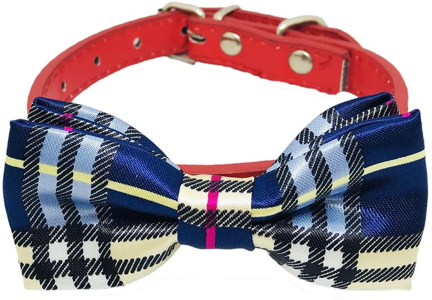 BIPY 5 PCS Dogs Bow Ties Puppies Cats Collar Bowties for Small to Large dogs Sliding Charms Adjustable Attachment Small Pets dicky bows for Costume Birthday Party Festival - Image 4