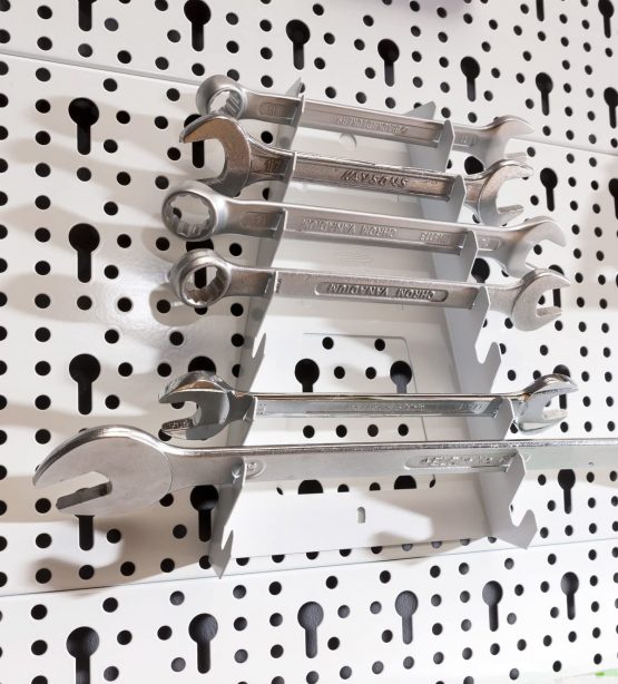 Element System 11300-00000 Peg Board Tool Holder Set, White (28-Piece) - Image 3