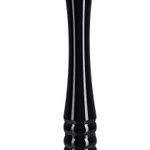 Relaxdays Wooden Pepper Mill, Ceramic Grinding Mechanism, Large, Size: 40 x 6 x 6 cm, Classic Design, Black, Wood, 5.5 x 5.5 x 39.5 cm