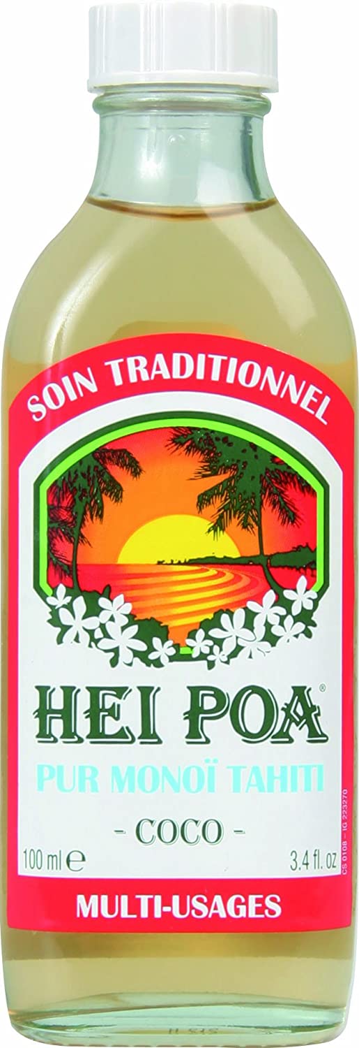 Hei Poa Traditional Monoi Oil (Coconut), 100 ml (Pack of 1)