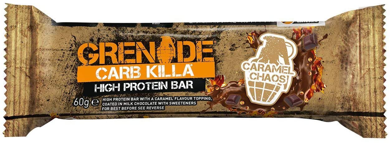 Grenade High Protein, Low Sugar Bar - Caramel Chaos, 12 x 60 g (Packaging May Vary), New - Image 2
