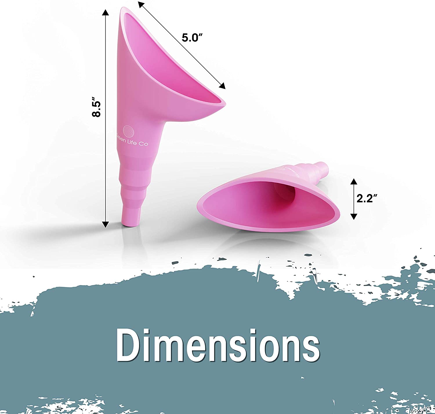 Female Urinal Portable No Overflow No Leak Reusable Pee Funnel, Sturdy & Bigger For More Comfort - Image 3