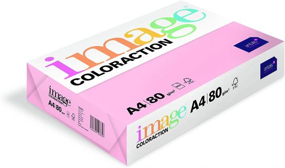 Image Coloraction Pale Pink (Tropic) A4 210x297mm 80gm2 fsc4 500sh/RM 5rm/BX - Image 2