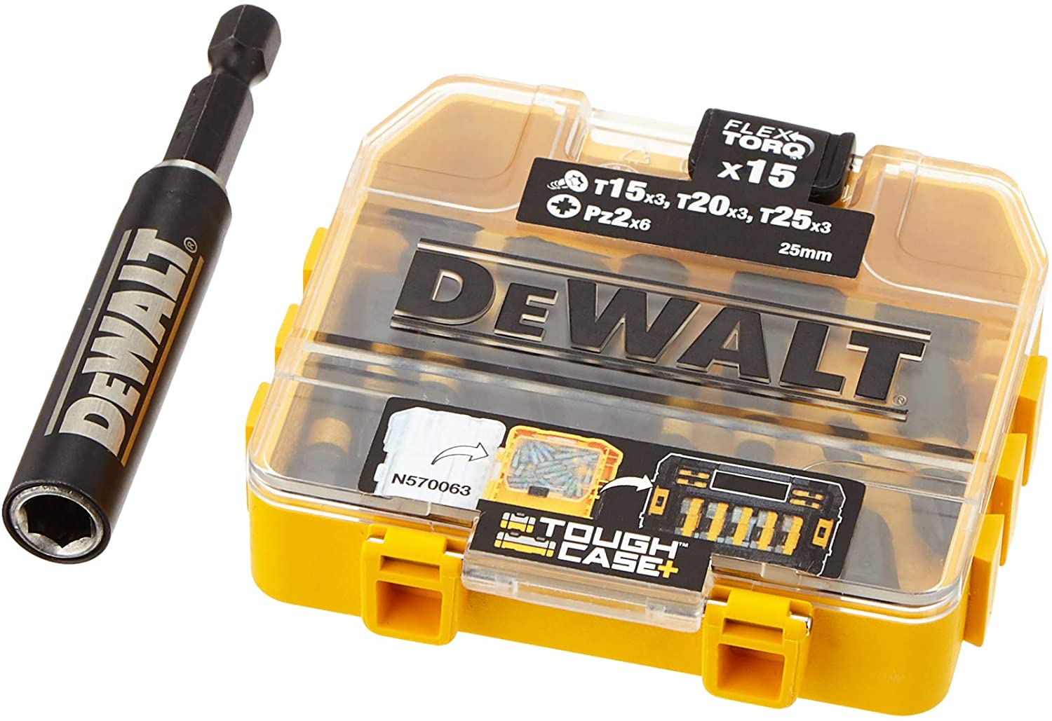 Dewalt DT70522T-QZ Impact Torsion Screwdriver Bit Set (16 pcs), Variety Pack