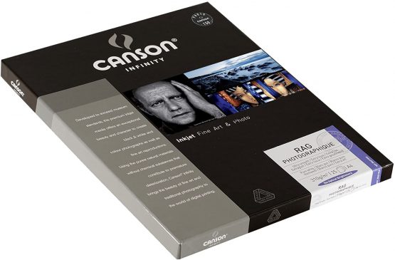 Canson Infinity Rag Photographique 310gsm,white matte inkjet paper, A4, box of 25 sheets - Image 2
