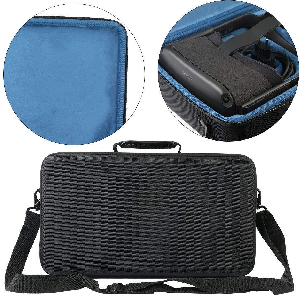 Khanka Hard Travel Case for Pico 4 / Meta/Oculus Quest 2 / Quest VR Advanced All-in-One Virtual Reality VR Headset - Image 4