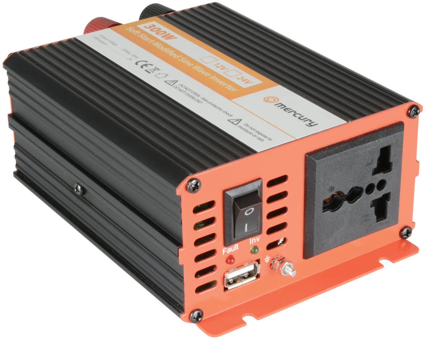 Mercury, Black/Orange, 12Vdc 150W