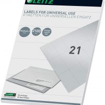 Leitz 61780001 Universal PC Labels 70 x 42.3 mm White