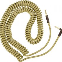 Fender Deluxe Series Coil Cable - Tweed - 30ft (9m) - Natural Tweed