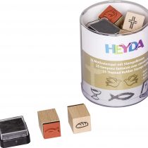 Heyda 204888483 Heyda 204888483 Stamp Tin (Spirit) Design Size: Approx. 1.5 x 1.5 cm