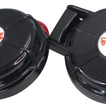 PactradeMarine Boat Anchor Windlass Winch Foot Compact Switch Black 2 pcs Up & Down 12/24v 5A