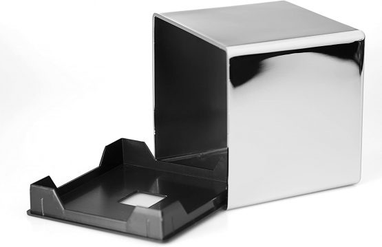 Box Tissue Dispenser | Square | Chrome Finish - Image 4