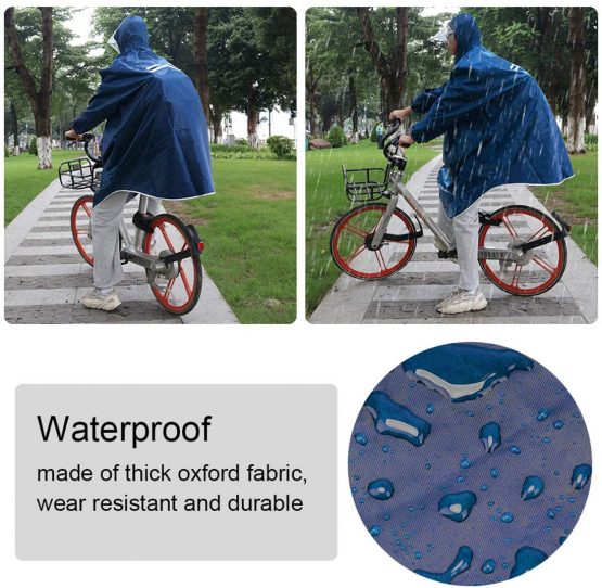 MAGARROW Outdoor Rain Poncho Waterproof Reflective Raincoat Poncho for Men Women Adult Outdoor Cycling Camping Hiking - Image 2