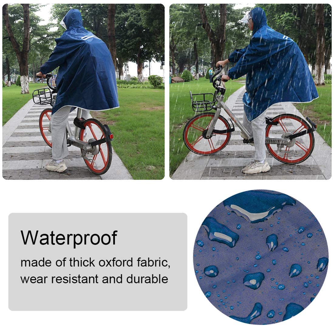 MAGARROW Outdoor Rain Poncho Waterproof Reflective Raincoat Poncho for Men Women Adult Outdoor Cycling Camping Hiking 