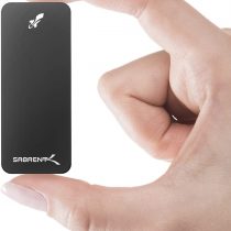 Sabrent 2TB Rocket Nano External Aluminum SSD (black) (SB-2TB-NANO-BLK)
