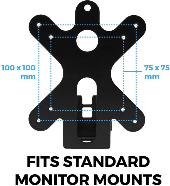 HumanCentric VESA Mount Adapter for Dell SE2416HX, SE2717HX, SE2717H, S2216M, S2216H, SE2716H, SE2216H, S2817Q, SE2417HG, S2316M, S2316H, SE2416H, SE2717HR, and more [Patented] - Image 3