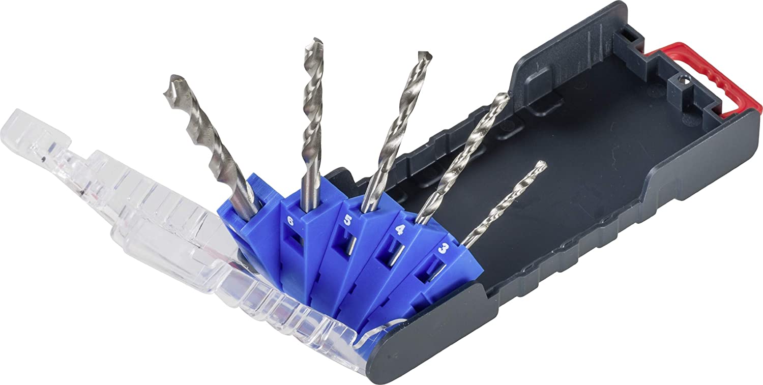 kwb 109156 Power-Box Set, 3 Drill Cassettes in Advantage Pack, Metal Drill, Wood Drill and Stone Drill with 5 Drills Each - Image 3
