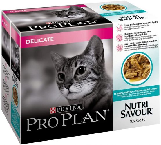 Pro Plan Cat Delicate Fish 10 x 85g - Image 3