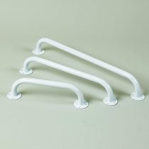 Homecraft Powder Coated Steel Grab Rails, 30.5cm, Bathroom Hand Rail, Steel Grab Rails for Support and Stability, Safety Handle for Handicapped, Elderly, and Disabled, Toilet and Shower Handle