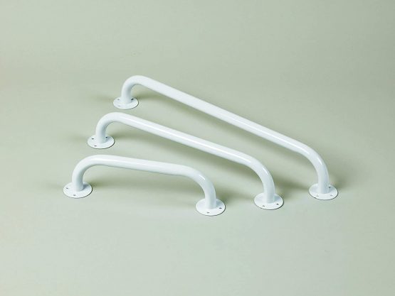 Homecraft Powder Coated Steel Grab Rails, 30.5cm, Bathroom Hand Rail, Steel Grab Rails for Support and Stability, Safety Handle for Handicapped, Elderly, and Disabled, Toilet and Shower Handle