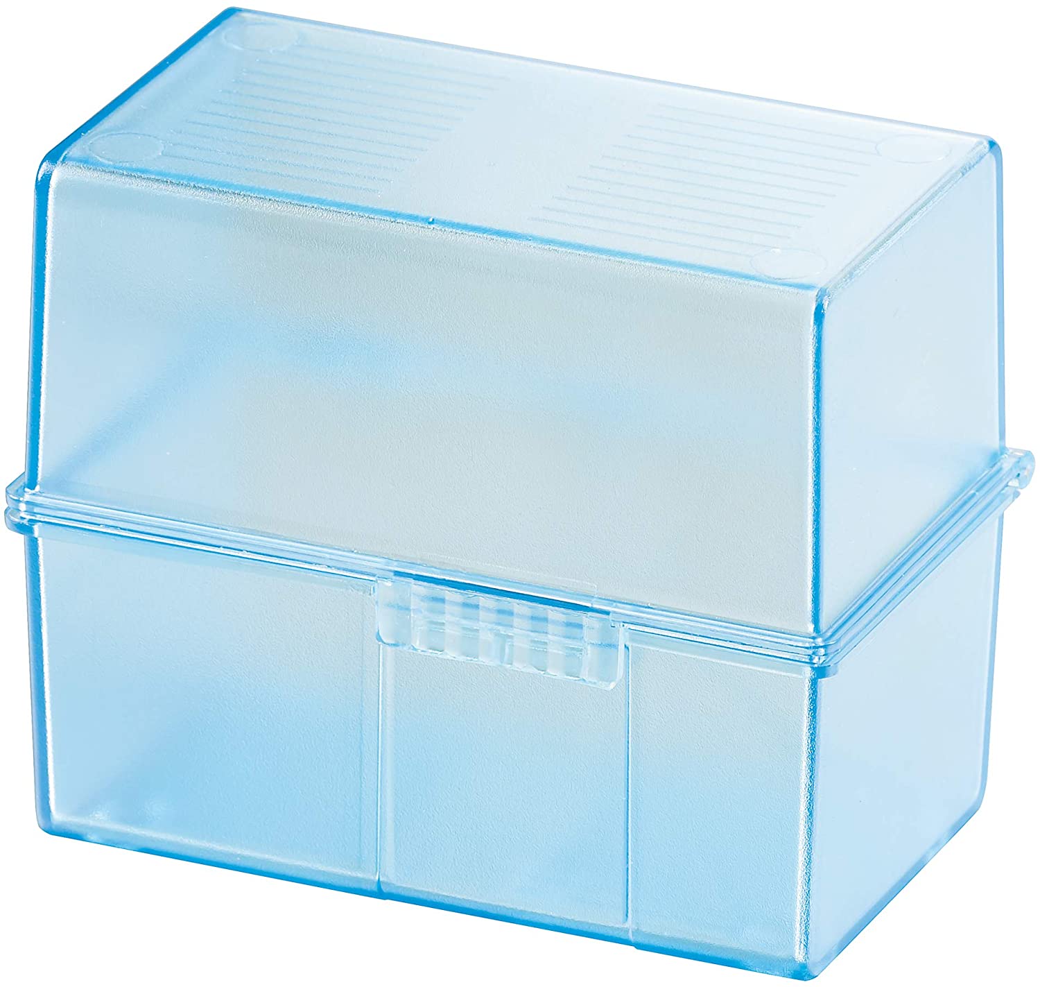 HAN 977-64, Card index box A7 landscape. Innovative, attractive design holds a maximum of 300 cards with steel hinge