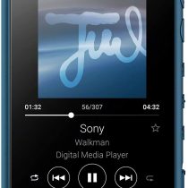 Sony Nw-A105 16GB Walkman Hi-Res Portable Digital Music Player with Android 9.0, 3.6" Touch Screen, S-Master Hx, DSEE-Hx, Wi-Fi & Bluetooth and USB Type-C - Blue