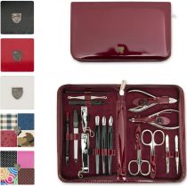 THREE SWORDS | Exclusive 16-Piece MANICURE - PEDICURE - GROOMING - NAIL CARE set / kit / case | VARIOUS DESIGNS | Brand quality by THREE SWORDS (000422)