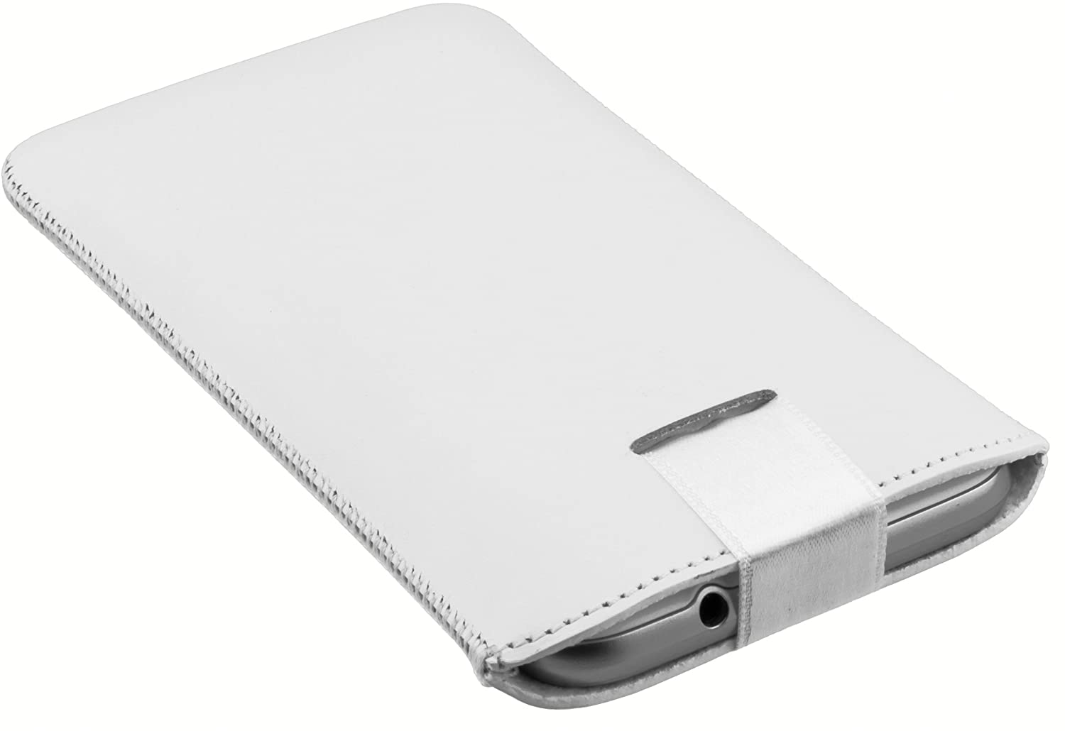 mumbi Genuine Leather Case Compatible with Samsung Galaxy S3 / S3 Neo White - Image 4