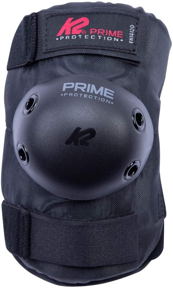 K2 Skates Men's Prime Pad Set M Wrist Pads, Black-Red, XL (Knee: A: 46-50 cm, W: 40-43 cm, Elbow: A: 31-34 cm, W: 30-33 cm, Wrist: A: 25-27 cm, W: 22-24 cm) - Image 3