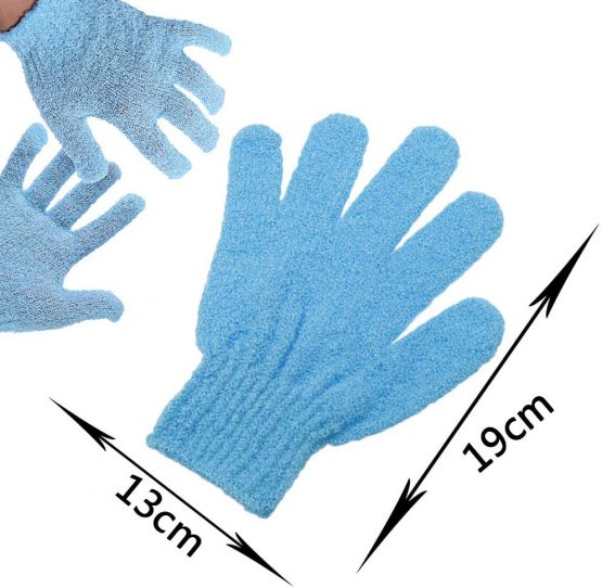 Exfoliating Bath Gloves, BETOY 7 Pairs Double Sided Exfoliating Gloves Body Scrubbing Glove Bath Scrubs for Shower, 7 Colors - Image 2