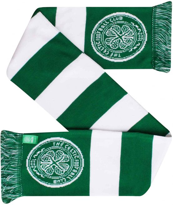 Official Celtic FC Football Scarf & Woolly Gloves Gift Set - Image 2