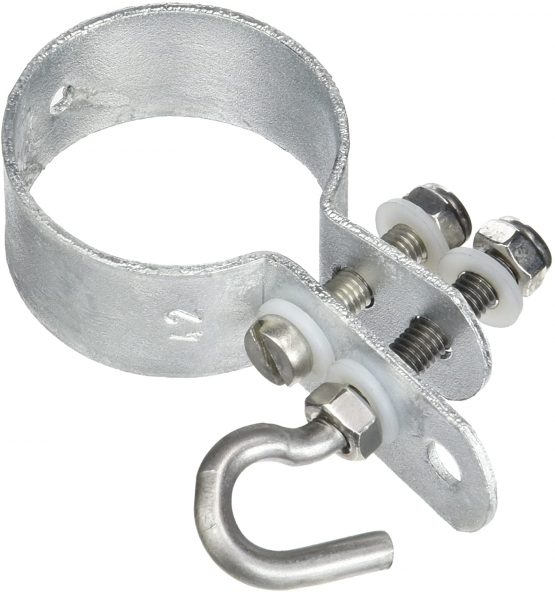 GAH-Alberts 655693 Clamp for mesh Tension rods, hot-dip galvanised, Diameter 42 mm, Schellen-Ø: 42 mm
