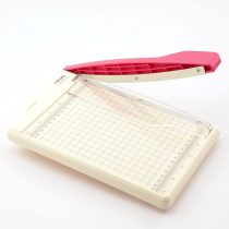 Vaessen Creative Guillotine Paper Cutter, White/Pink, 6 x 8.5 inches