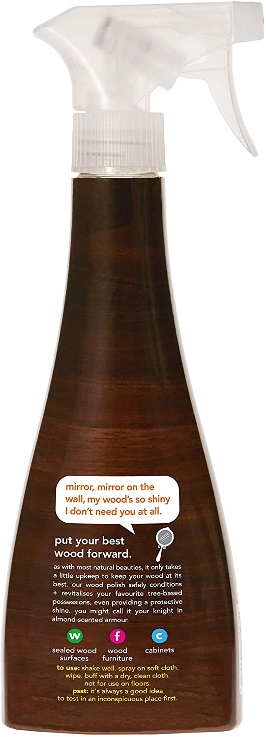 Method Wood Polish Spray, Floor Cleaner For Wood, Almond, 354 ml BigaMart