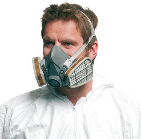 3M Reusable Half Face Mask, Medium, 6200, EN safety certified - Image 2