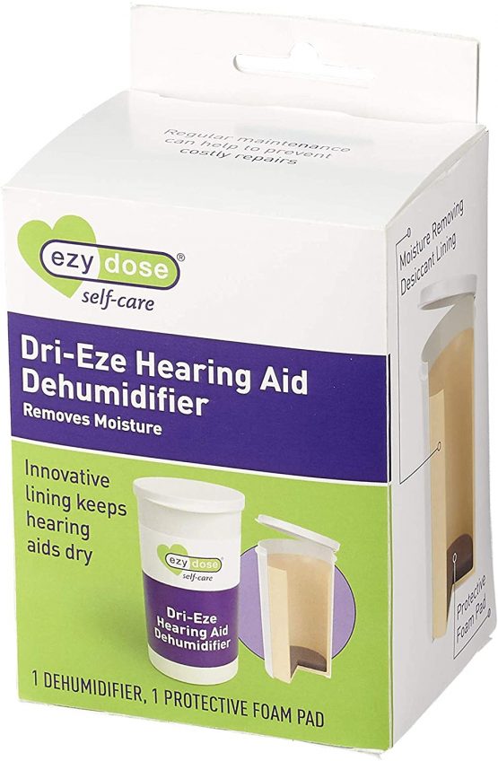 EZY DOSE Hearing Aid Dehumidifier DriEze Hearing Aid Accessory Prolong