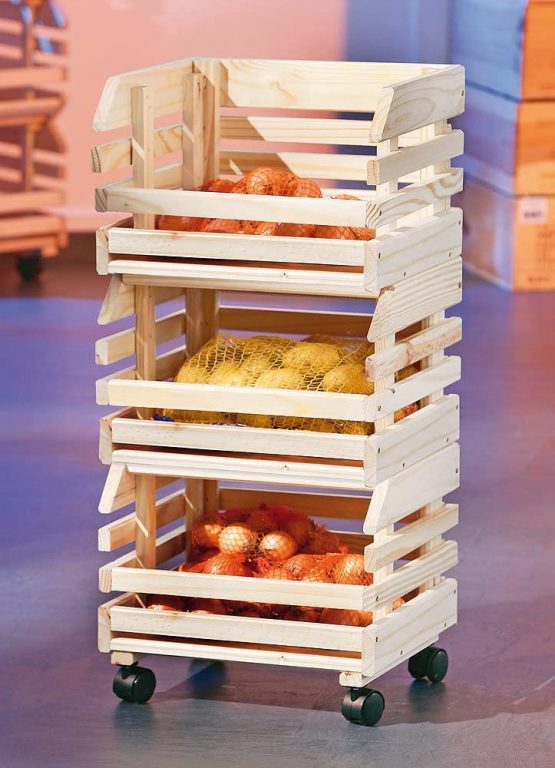 Link 60100400 Fruit Box Trolley Fruits - Image 2