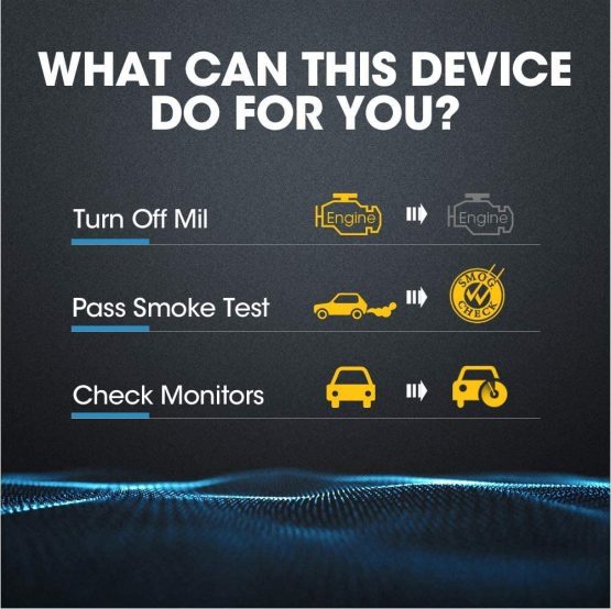 Topdon OBD2 Scanner OBD2 Car Engine Fault Code Reader AL300 Diagnostic Scan Tool with Full OBD2 Functions Turn Off Check Engine Light Check Emissions for DIY Home Mechanics - Image 3