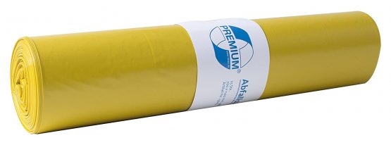 DEISS PREMIUM Waste Sack, Yellow, 70 L (Guy 60)