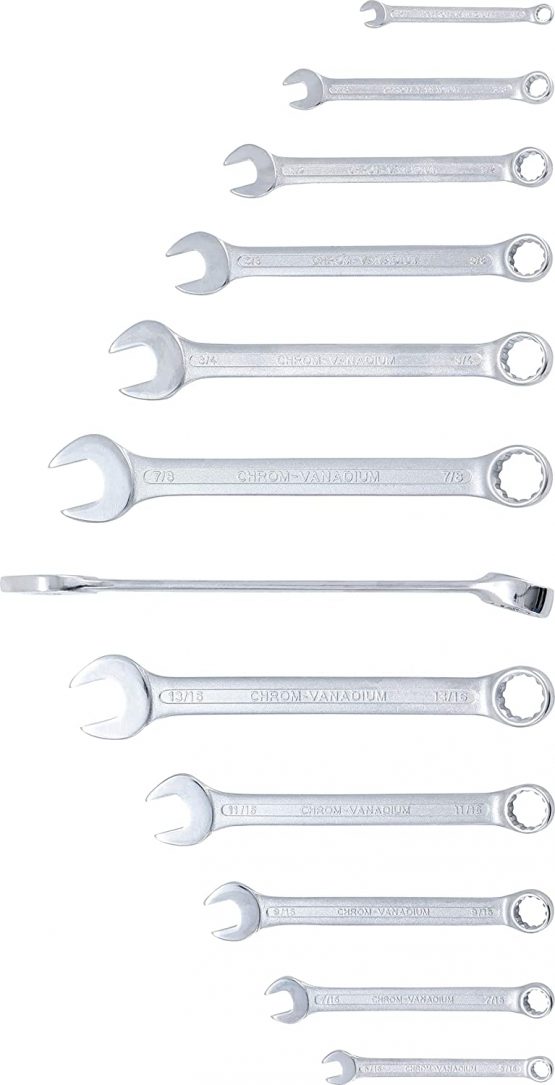 BGS 1195 | Combination Spanner Set | Inch Sizes | 1/4" - 15/16" | 12 pcs. - Image 2