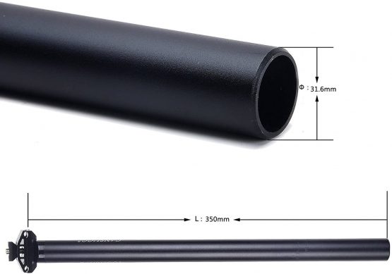 CYSKY Bike Seat Post 25.4/27.2/31.6 * 350mm Alumium Adjustable Seatpost for Most Bicycle Mountain Bike Road Bike MTB MTN BMX - Image 3